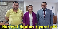 Hürriyet Hacıları ziyaret etti