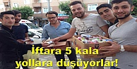 İftara 5 kala yollara düşüyorlar!