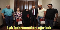 Işık kahramanları ağırladı