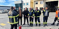 İtfaiyeden Omsan Lojistik personeline eğitim
