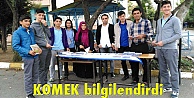 KOMEK bilgilendirdi