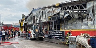 Market Yangınında Bin 350 Metrekare Kapalı Alanın Tamamı Kül Oldu