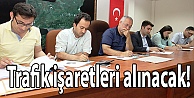 Trafik işaretleri alınacak!