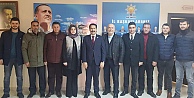 Yaman ve Akbulut'tan ilçe başkanlarına ziyaret