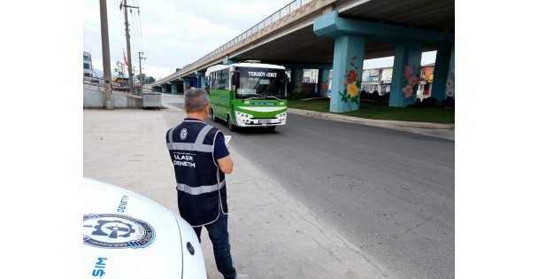 Toplu taşıma araçlarına denetim