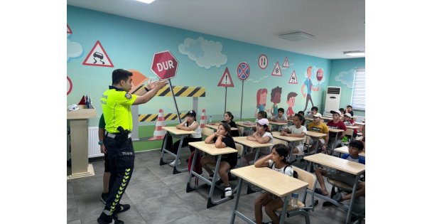 Trafik Eğitim Parkında yaz eğitimleri başladı