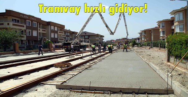 Tramvay hızlı gidiyor!