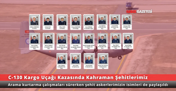 Türk Hava Kuvvetleri'ne Ait C-130 Kargo Uçağı Gürcistan'da Düştü: 20 Askerimiz Şehit Oldu