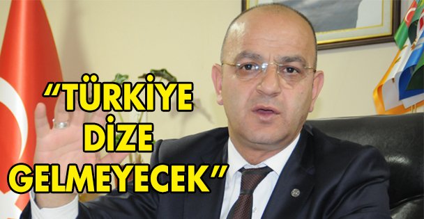 Türkiye dize gelmeyecek!