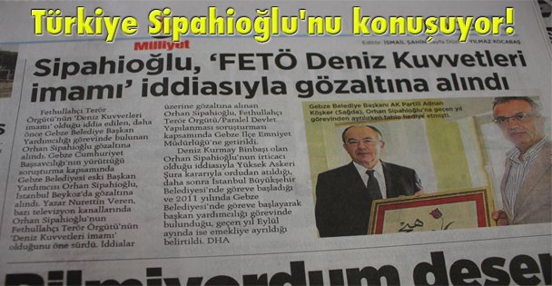 Türkiye Sipahioğlu'nu konuşuyor!