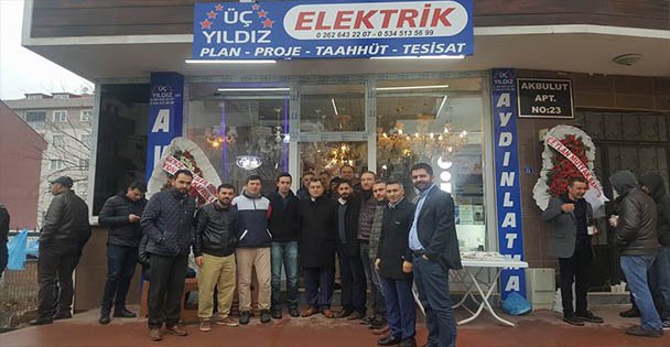 ÜÇ YILDIZ ELEKTRİK AÇILDI