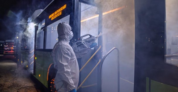 UlaşımPark otobüslerinde hijyen ön planda