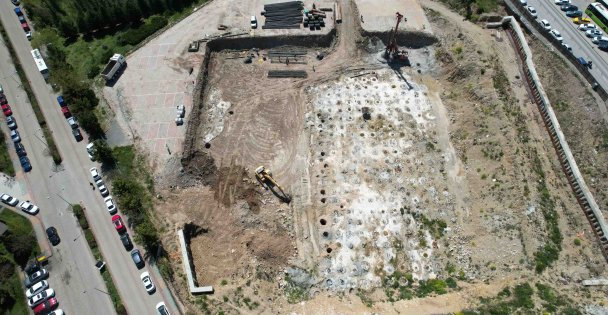 Umuttepe Cami ve Otoparkı'nda çalışmalar başladı