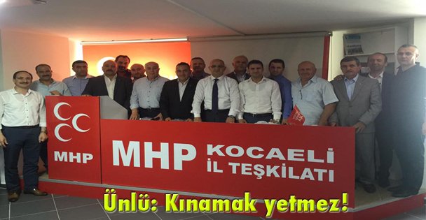 Ünlü: Kınamak yetmez!