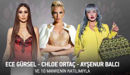 Ünlü mankenler Center'a geliyor