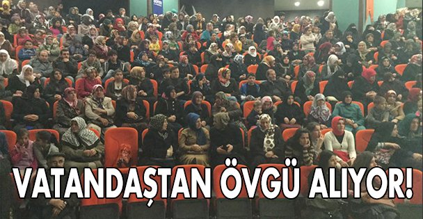 Vatandaştan övgü alıyor