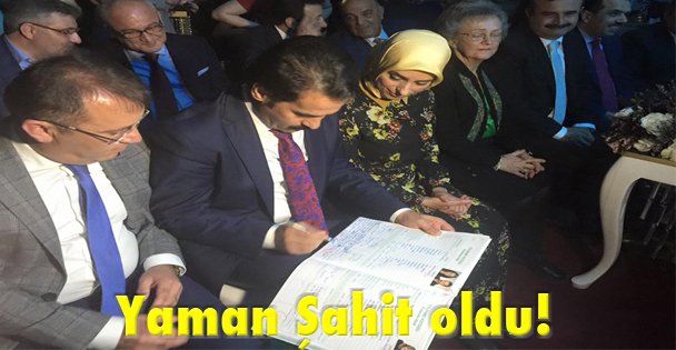 Yaman Şahit oldu!