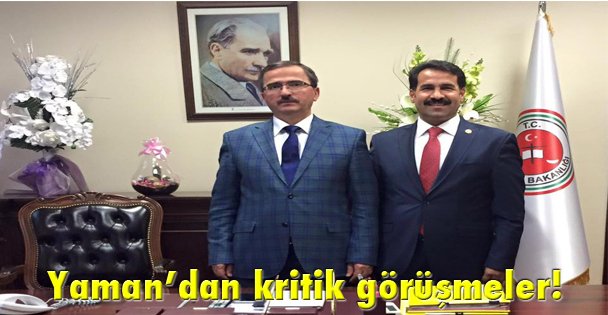 Yaman'dan kritik görüşmeler!