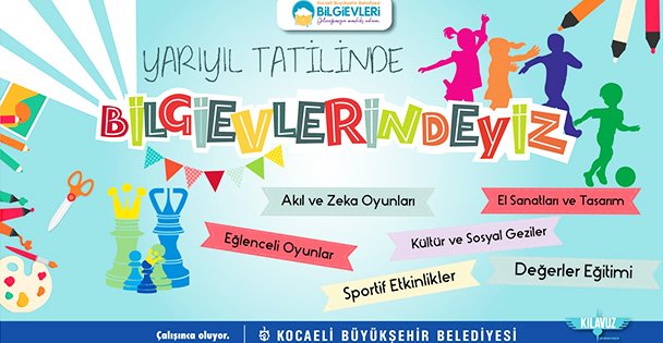 Yarıyıl tatilinde Bilgievlerindeyiz