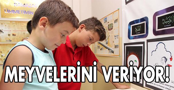 Yaz etkinlikleri meyvelerini veriyor