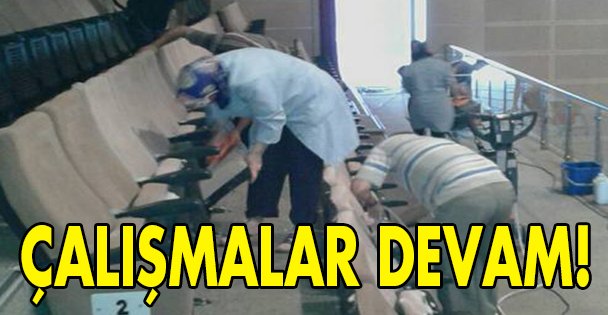 Yeni sezon çalışmaları devam ediyor
