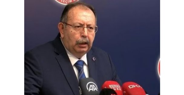 YSK Başkanı Yener: 'Şuan itibari ile yurt içinde yüzde 47.08, yurt dışında ise 12.60 oy girişi gerçekleşmiştir”