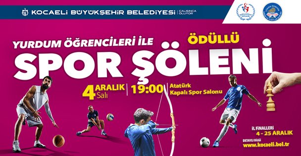 ‘'Yurdum Öğrencileri'' spor şöleni başlıyor