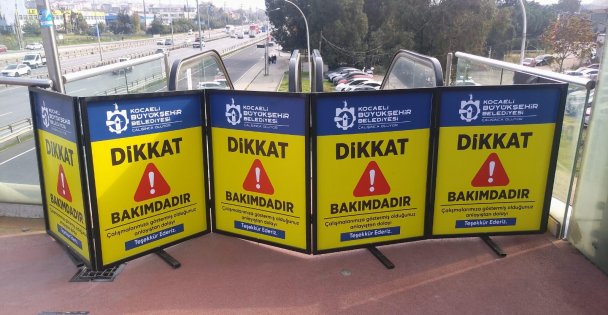 Yürüyen merdivenlere kasım ayı bakımı