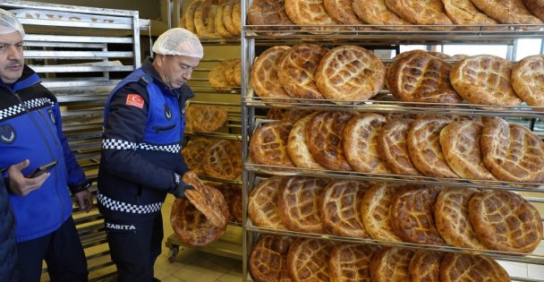 Zabıta ekiplerinden Ramazan pidesi denetimi