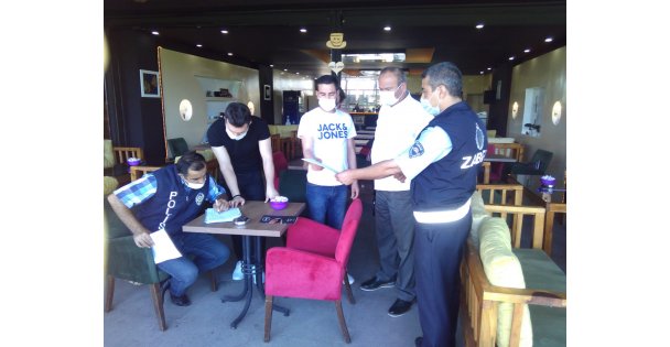 Zabıtadan Kahvehane Denetimleri